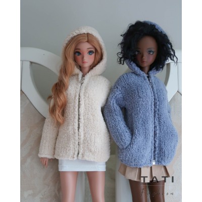 Soft Coat with Hood and Pockets for Smart Doll