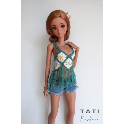 PDF: Top with fringes for Smart Doll