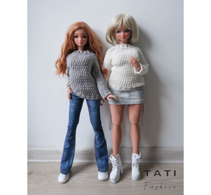 PDF: Gray Sweater for Smart Doll