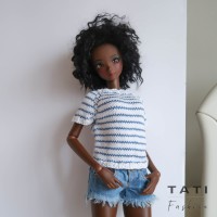 Stripes T-shirt for Smart Doll Stripes T-shirt for Smart Doll