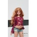 Ripped Mesh Top for Smart Doll