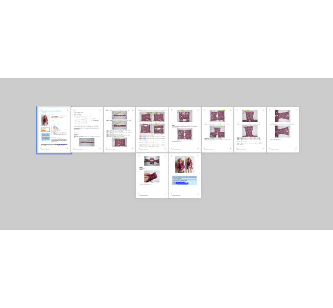PATTERN: Ripped Mesh Top for Smart Doll