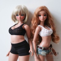 Crocheted Top for Smart Doll - Pear and Classic body