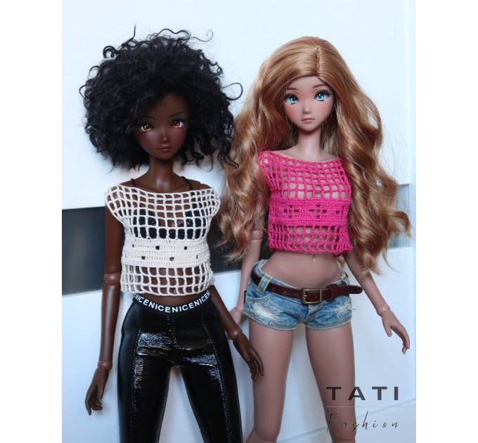 PDF: 5 Tops for Classic and Pear Smart Doll 60 cm