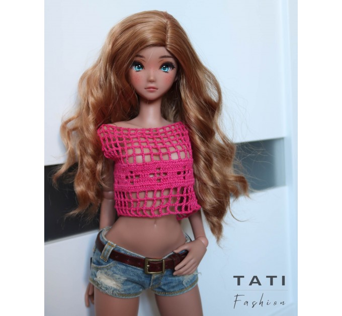 PDF: 5 Tops for Classic and Pear Smart Doll 60 cm