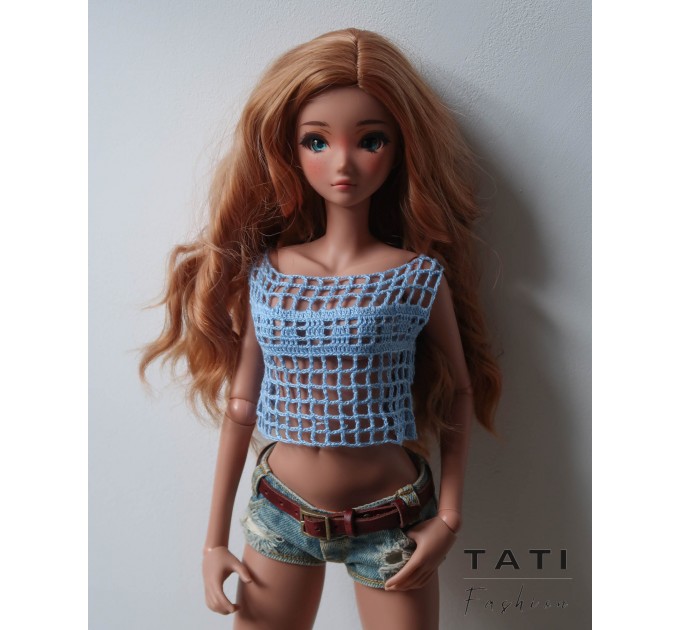 PDF: 5 Tops for Classic and Pear Smart Doll 60 cm