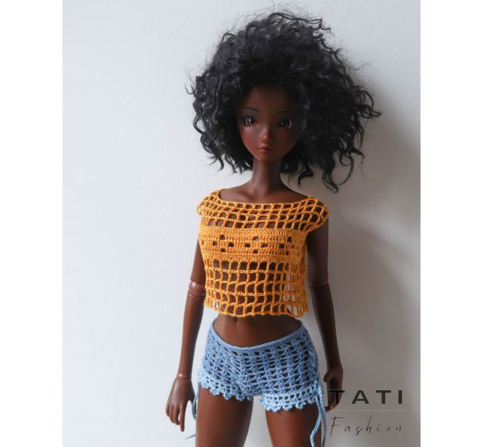 PDF: 5 Tops for Classic and Pear Smart Doll 60 cm