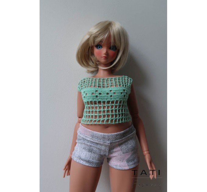 PDF: 5 Tops for Classic and Pear Smart Doll 60 cm