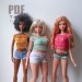PDF: 5 Tops for Classic and Pear Smart Doll 60 cm
