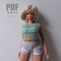 PDF: Mesh Top for Pear Smart Doll 60 cm